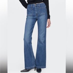 Gap 70s Flare High Rise Jeans Medium Indigo Women’s Size 28 6R